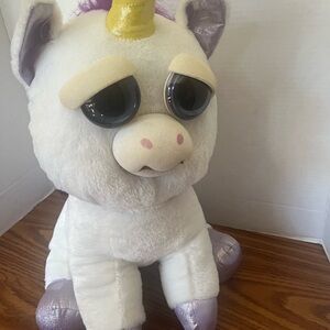 Large feisty pets unicorn plush